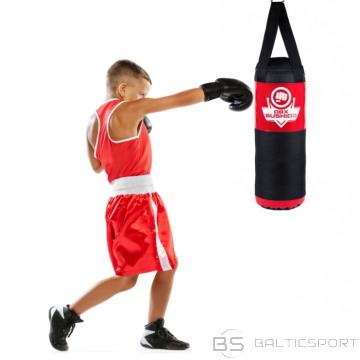 Bērnu boksa maiss 60 cm x 22 cm - sarkans 60 cm / 7 kg -
