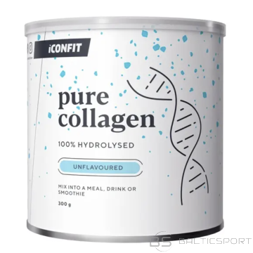 Iconfit Hidrolizēts kolagēns / kolagēna pulveris 300g ādai, matiem, nagiem, locītavām