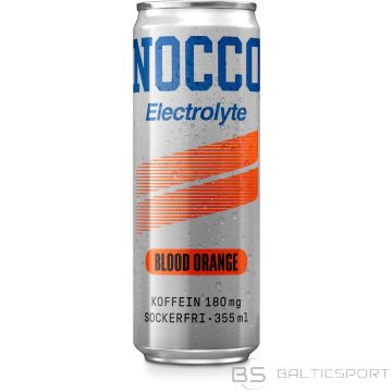 Nocco Electrolyte Blood Orange gāzēts funkcionāls dzēriens ar elektrolītiem 355 ml