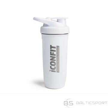 Nerūsējošā tērauda šeikeris 900ml Iconfit / Stainless steel shaker 900 iconfit / balts