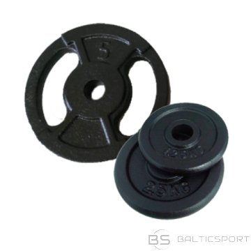 Svara disks 5 kg  30mm diametrs / grip weight plates 5 kg / 30mm 