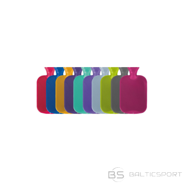 Fashy HOT WATER BOTTLE 2L SINGLE RIBBED,  ASSORTMENT COLOURS