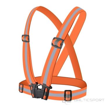 Atstarojoša skriešanas veste arī velobraukšanai, pastaigai u.c. oranža