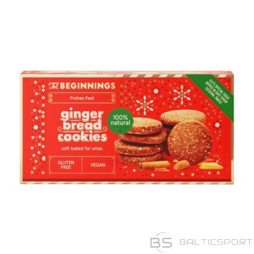 Piparkūku cepumi The Beginnings Gingerbread Cookies BEZ GLUTĒNA, BEZ OLĀM, VEGĀNS, BEZ PIENA