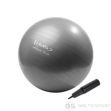 Yogas vingrošanas bumba 75cm Hms pelēka  Yoga ball 75cm