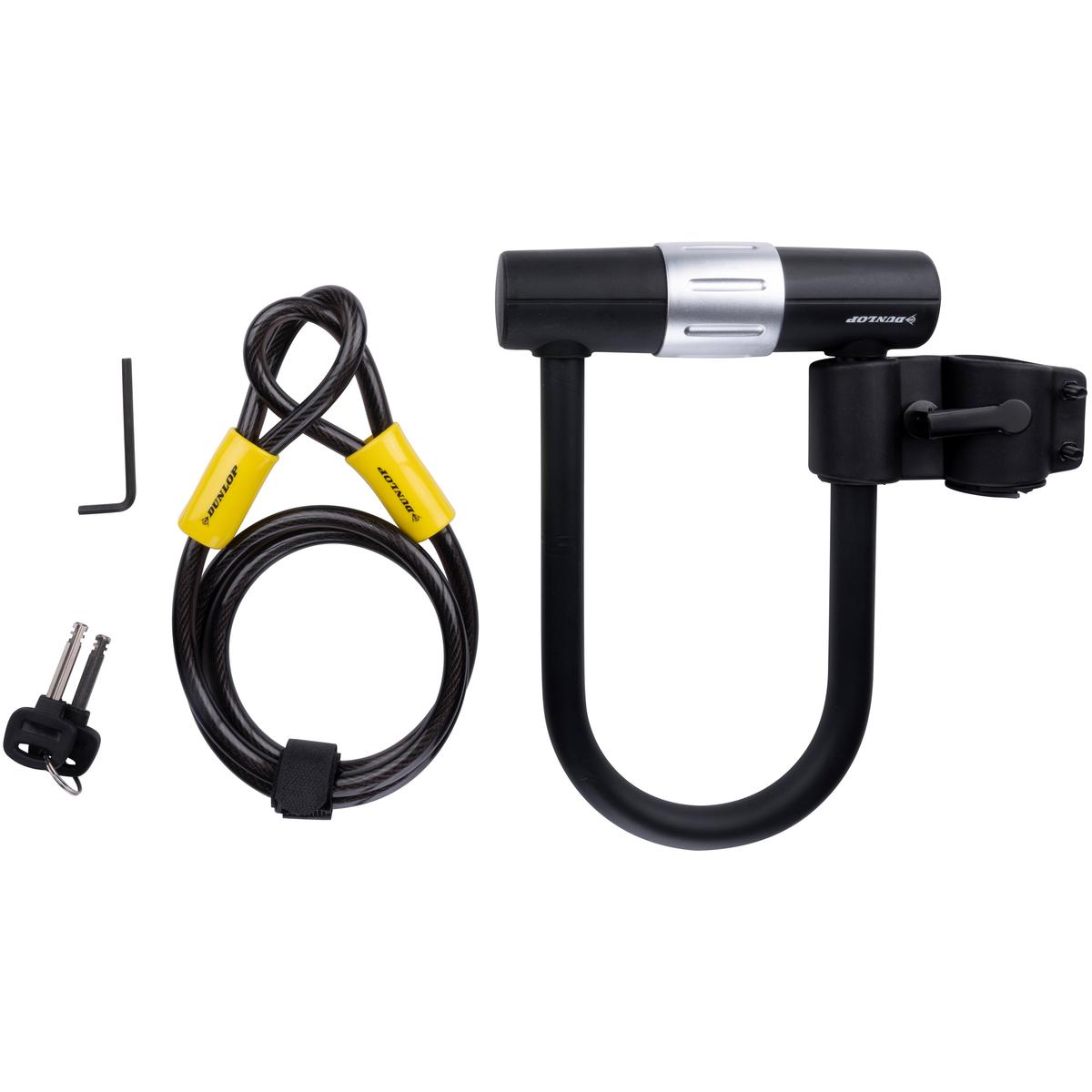 Dunlop U-LOCK VELOSLĒDE + KABELIS 10X1200mm