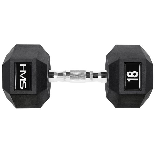 GUmijas hantele Hexagon /HMS HEX PRO