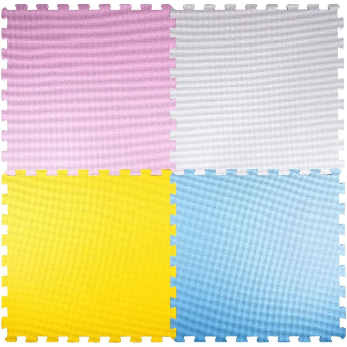 Putu puzles paklājs pasteļtoņos 60X60 KRĀSAS