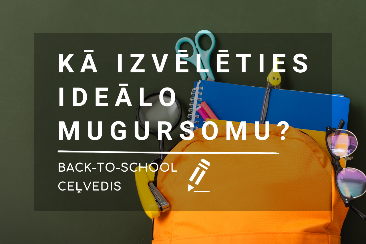 Kā izvēlēties ideālo mugursomu skolēnam un studentam?  Back-to-school ceļvedis! 