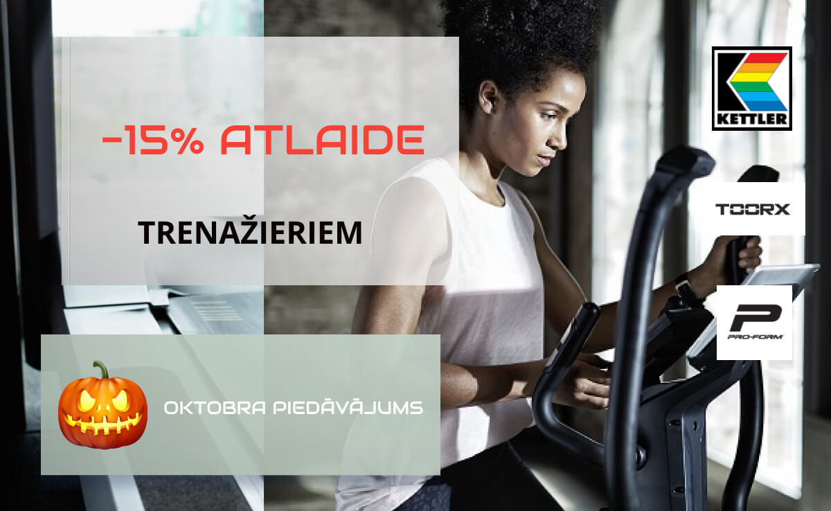 Atlaide -15% trenažieriem