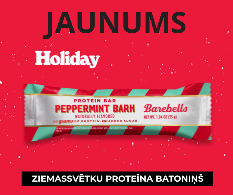 Ziemassvētku proteīna batoniņš Barebells Peppermint Bark