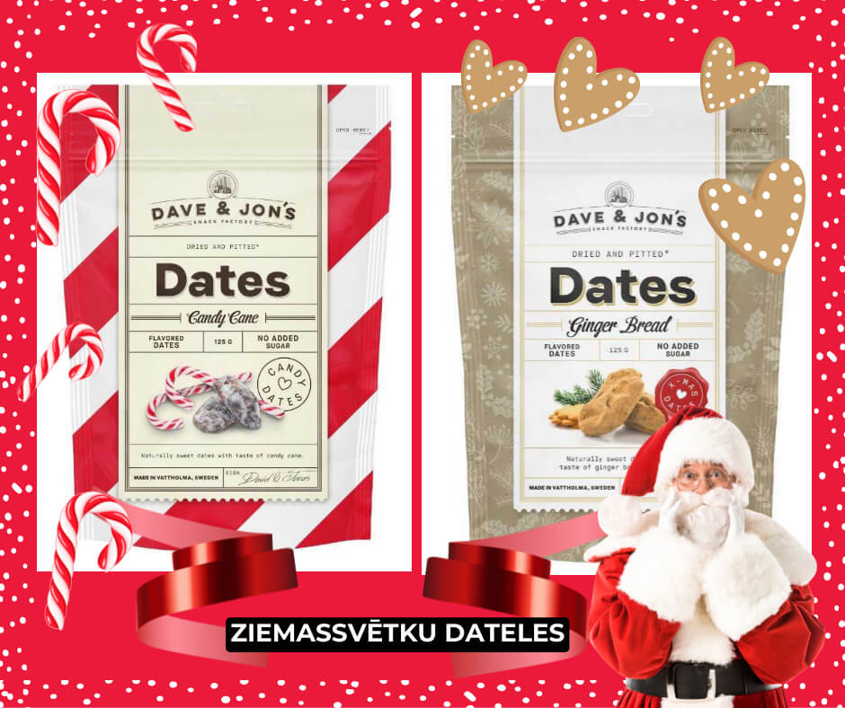 Ziemassvētku dateles ar garsu