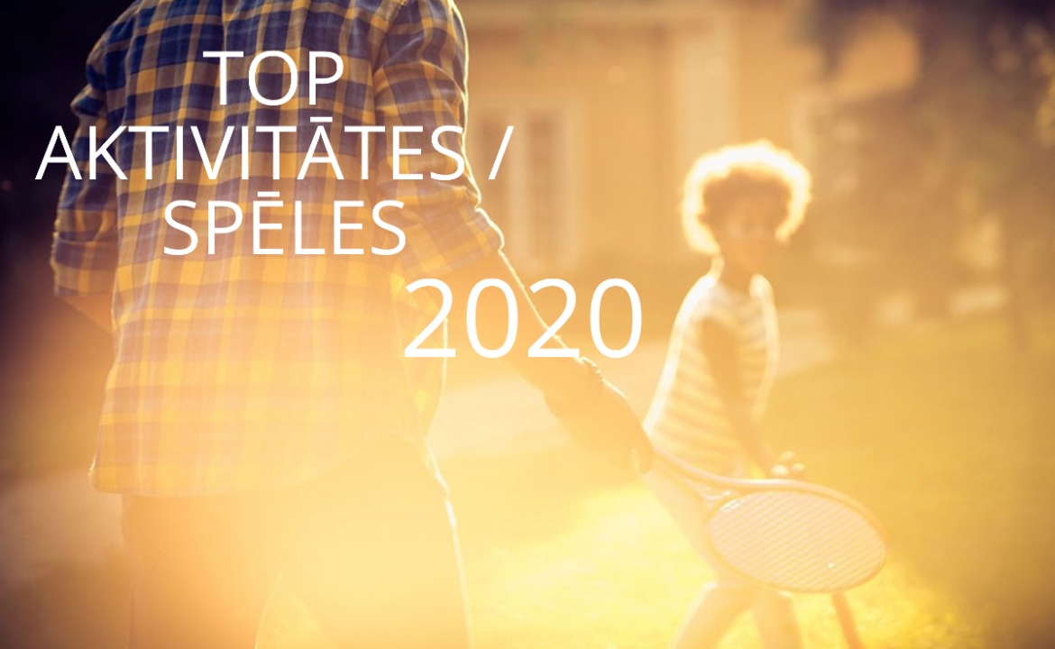 Top spēles / aktivitātes 2020